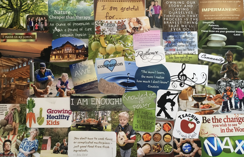 Mindful meals vision board